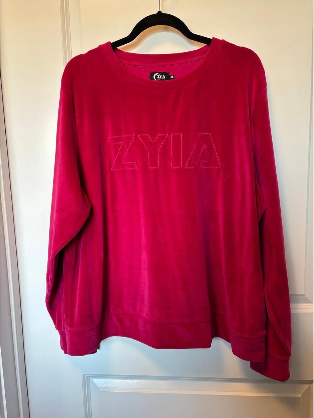 Zyia Velour Sweatshirt